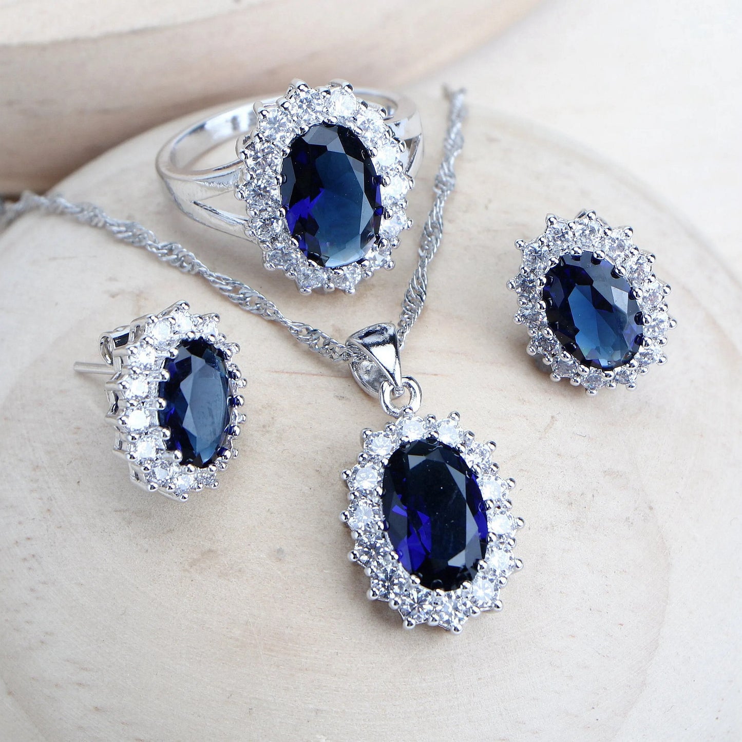 Rings Bracelets Pendant Set