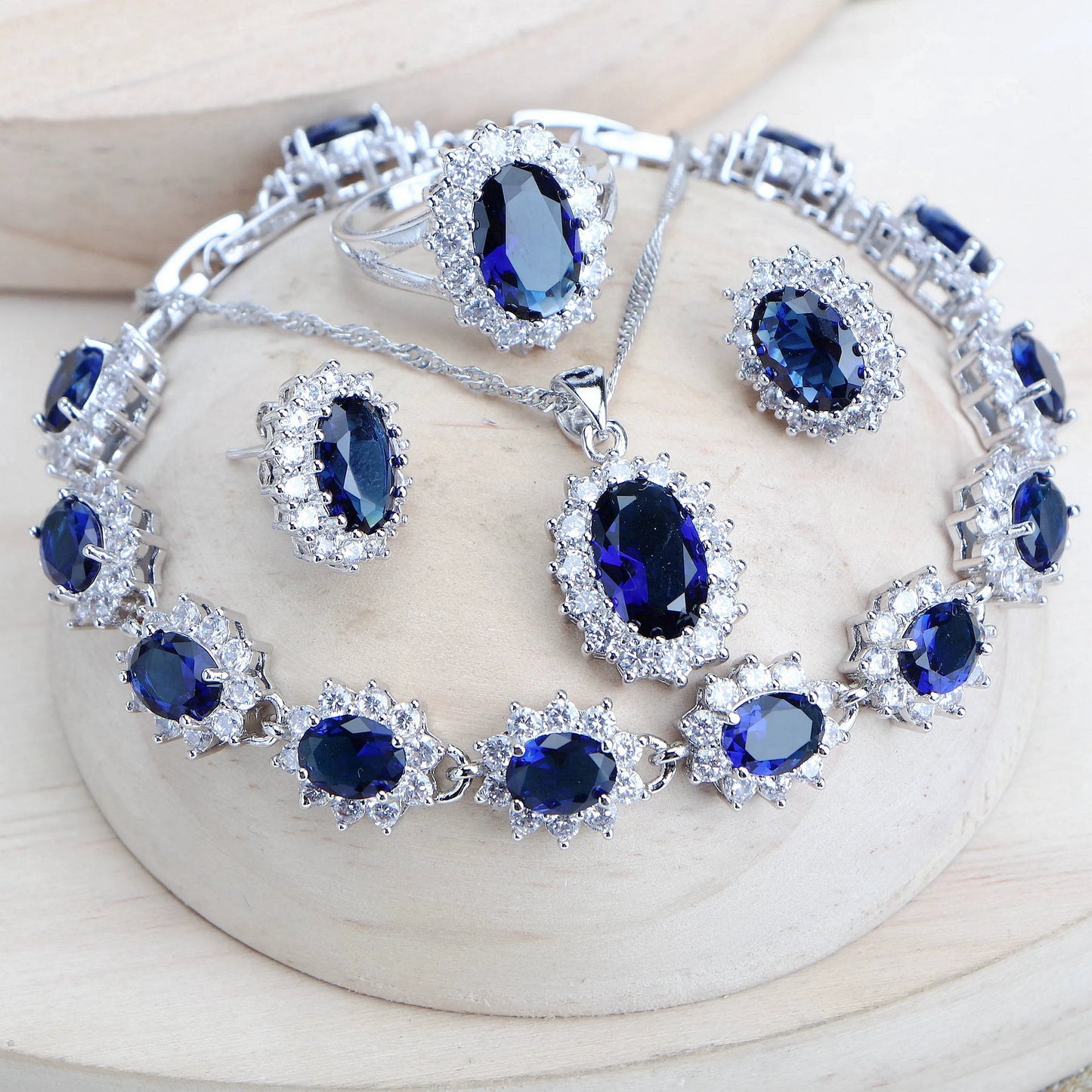 Rings Bracelets Pendant Set
