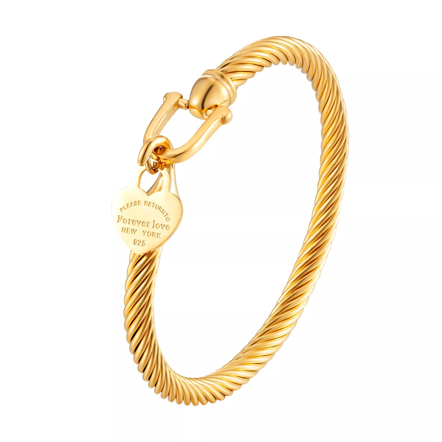 Heart Pendant And Charm Bracelet
