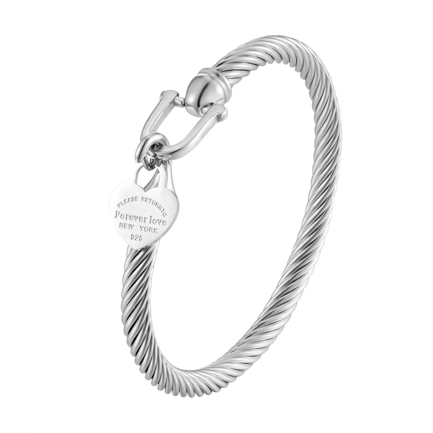 Heart Pendant And Charm Bracelet