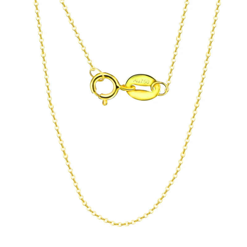 18k Necklace Yellow Gold Chain