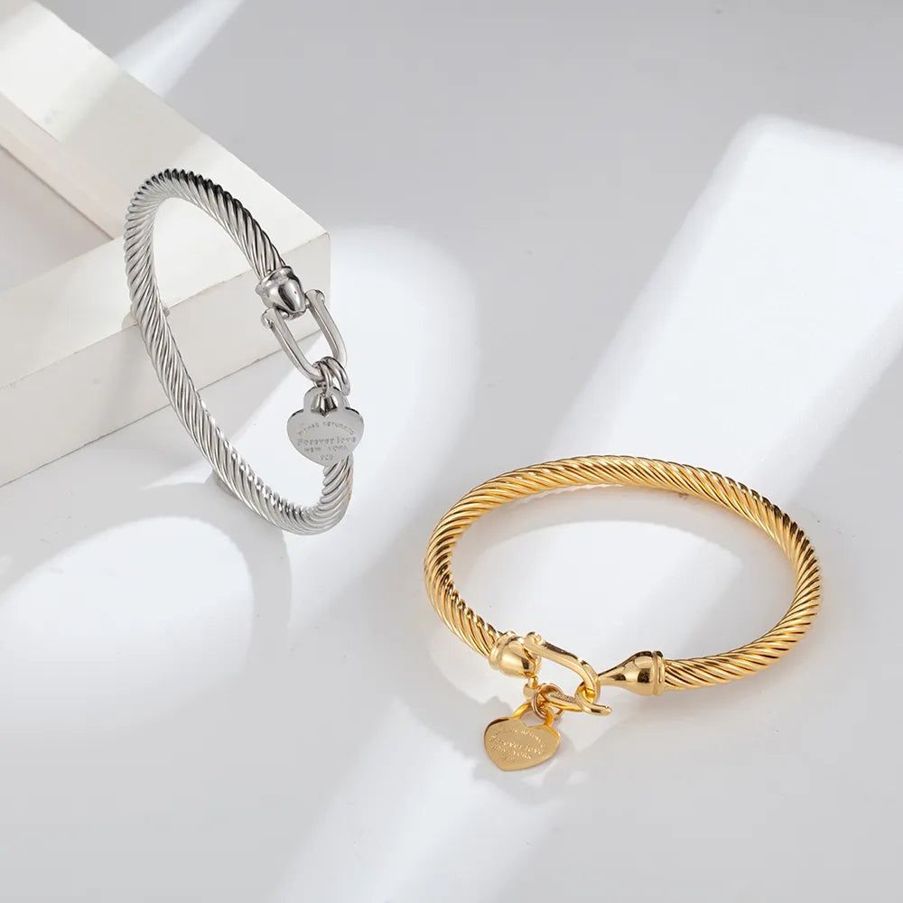 Heart Pendant And Charm Bracelet
