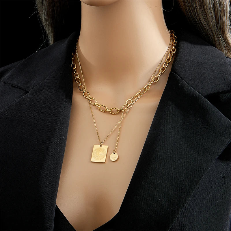 Gold Multilayer Necklace