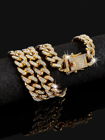 Hip Hop Miami Cuban Chain Necklace